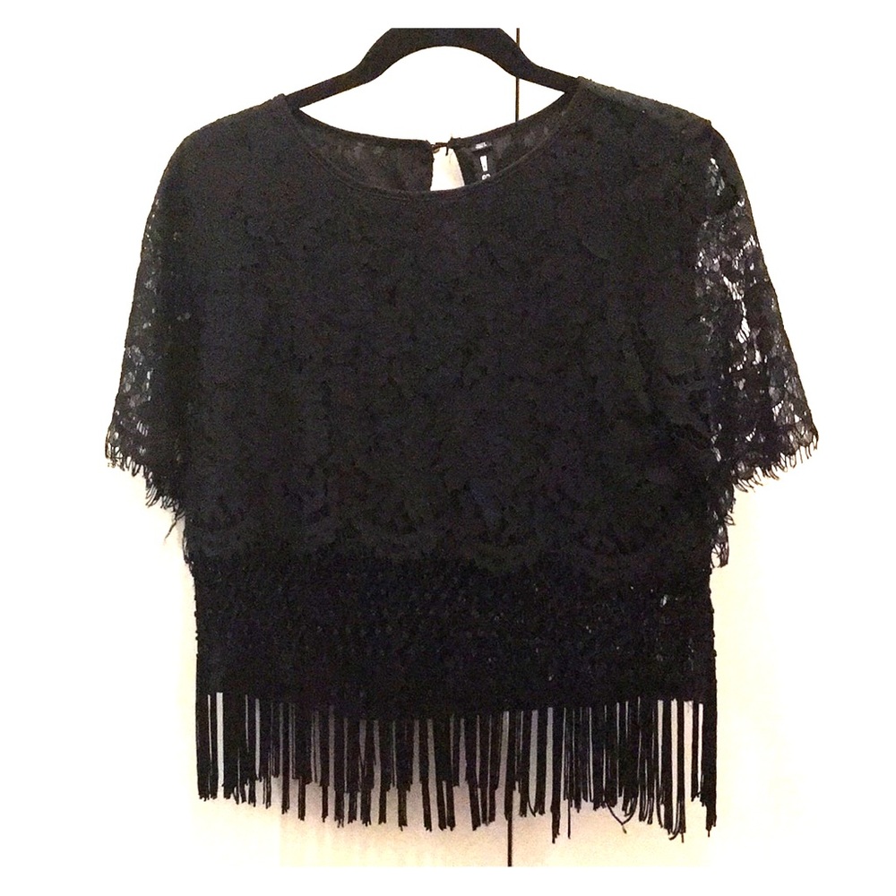Black Lace Shirt Designer
